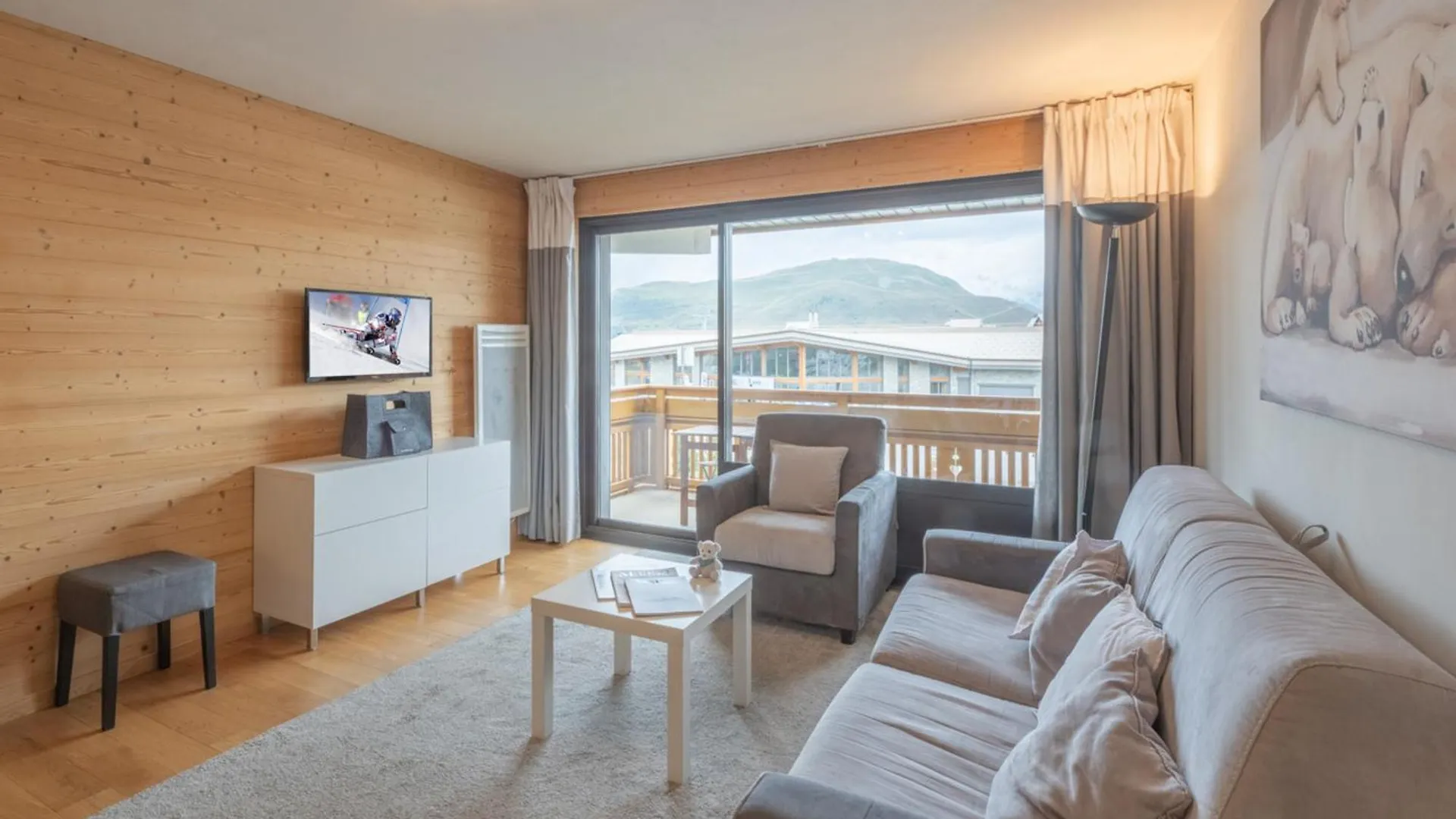Apartment Appartement Familial Au Centre Avec Balcon Et Wifi - Fr-1-645-75 Huez Frankreich